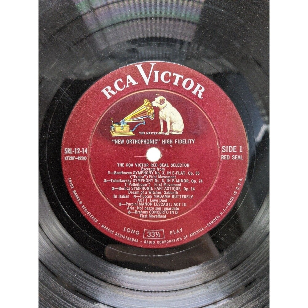 The RCA Red Seal Selector Vinyl Record